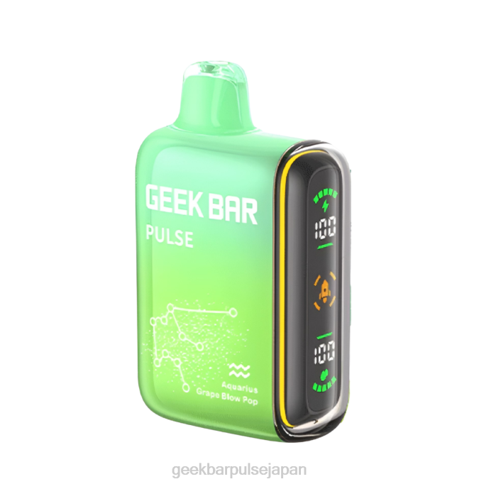 PHH842 Geek Bar Pulse 15,000 個の使い捨て電子タバコ アクエリアスグレープブローポップ | Geek Bar pulse 日本