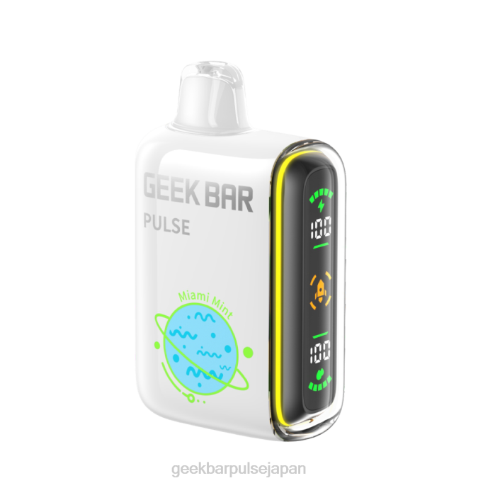 PHH856 Geek Bar Pulse 15,000 個の使い捨て電子タバコ マイアミミント | geek vape アトマイザー