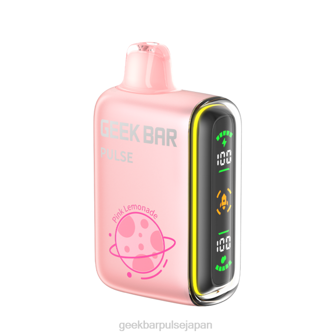 PHH857 Geek Bar Pulse 15,000 個の使い捨て電子タバコ ピンクレモネード | Geek Bar ニコチン