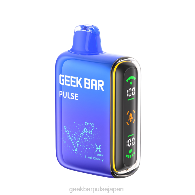 PHH858 Geek Bar Pulse 15,000 個の使い捨て電子タバコ 魚座ブラックチェリー | Geek Bar 輸入