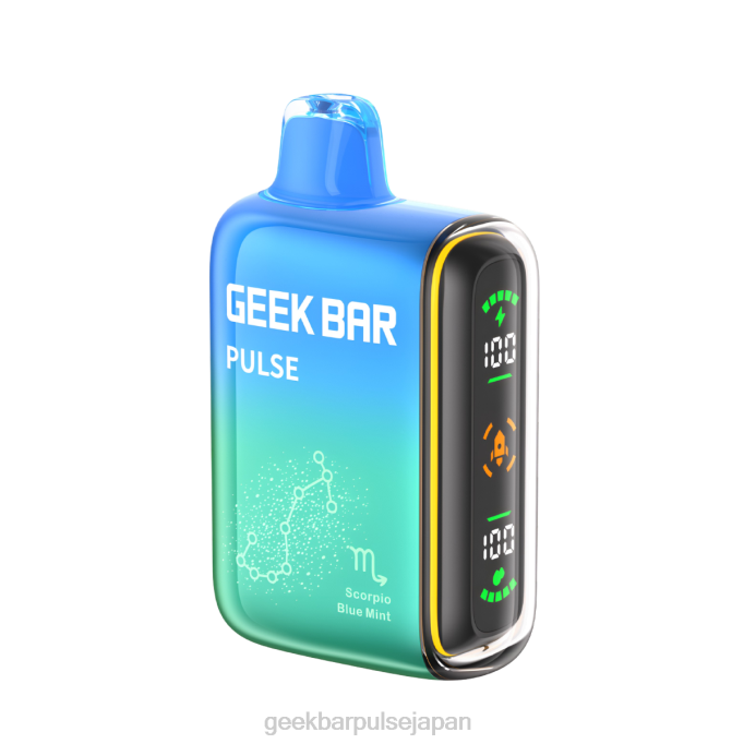 PHH860 Geek Bar Pulse 15,000 個の使い捨て電子タバコ 蠍座ブルーミント | Geek Bar e cigarette