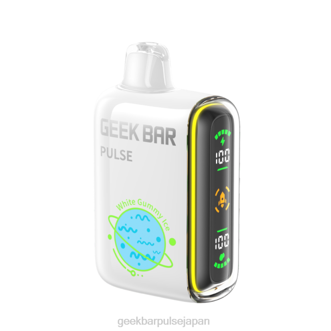 PHH868 Geek Bar Pulse 15,000 個の使い捨て電子タバコ 白いグミアイス | Geek Bar 輸入