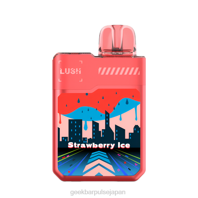 PHH880 Geek Bar デジフレーバー ラッシュ 使い捨てベイプ ストロベリーアイス | Geek Bar e cigarette