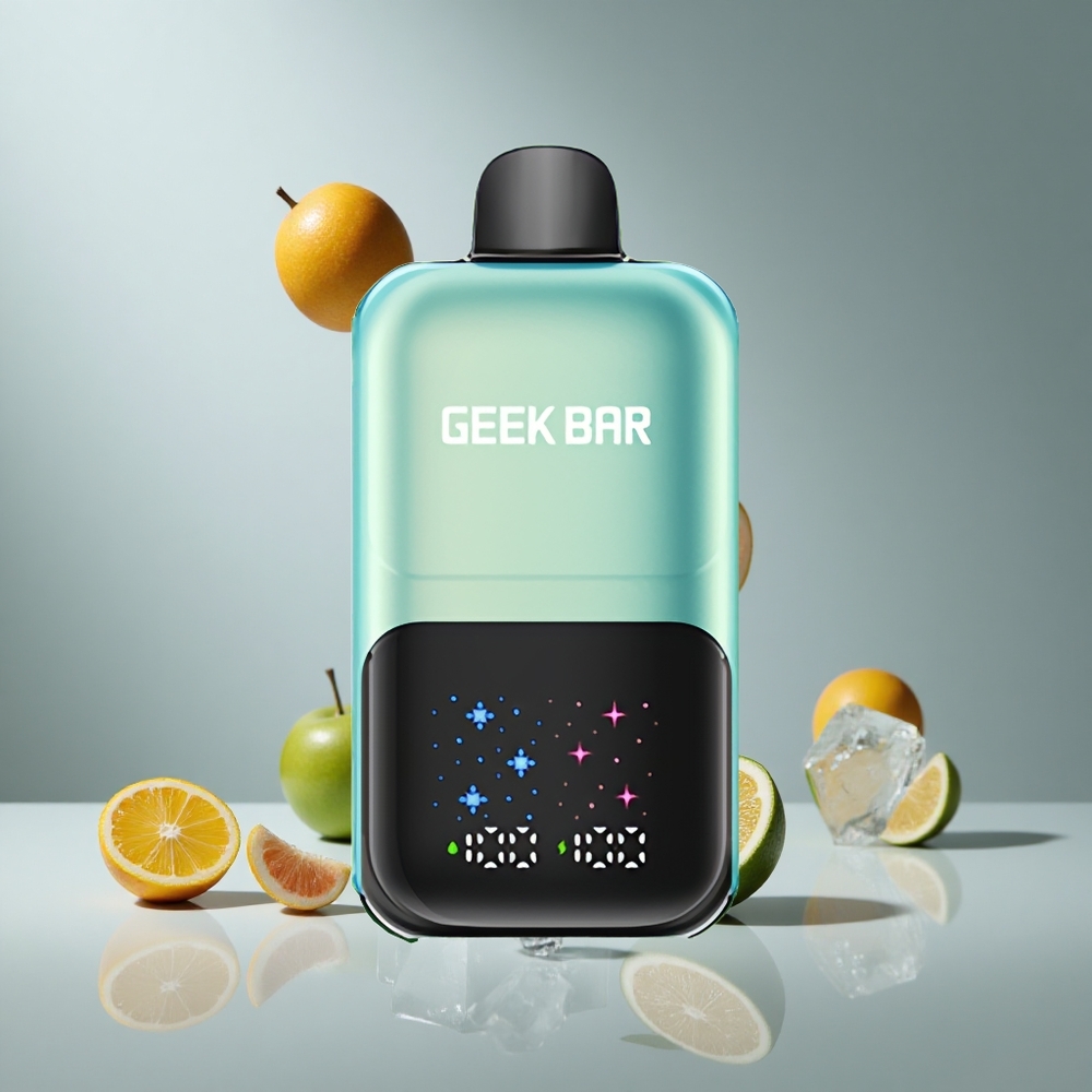 GEEK BAR 2GO 50000パフ 20mL クールミントアイス デュアルタンク リチャージャブル