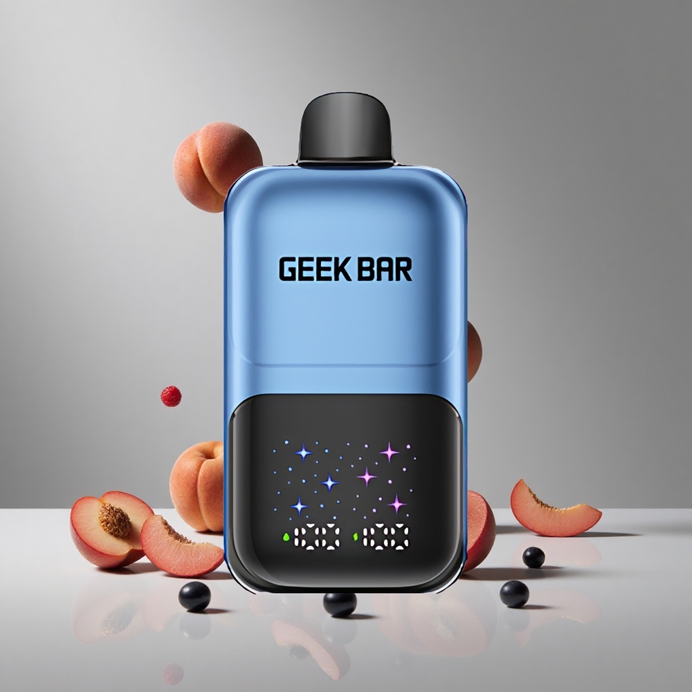 GEEK BAR 2GO 50000パフ ピーチ＆ベリー デュアルタンク 20mL リチャージャブル