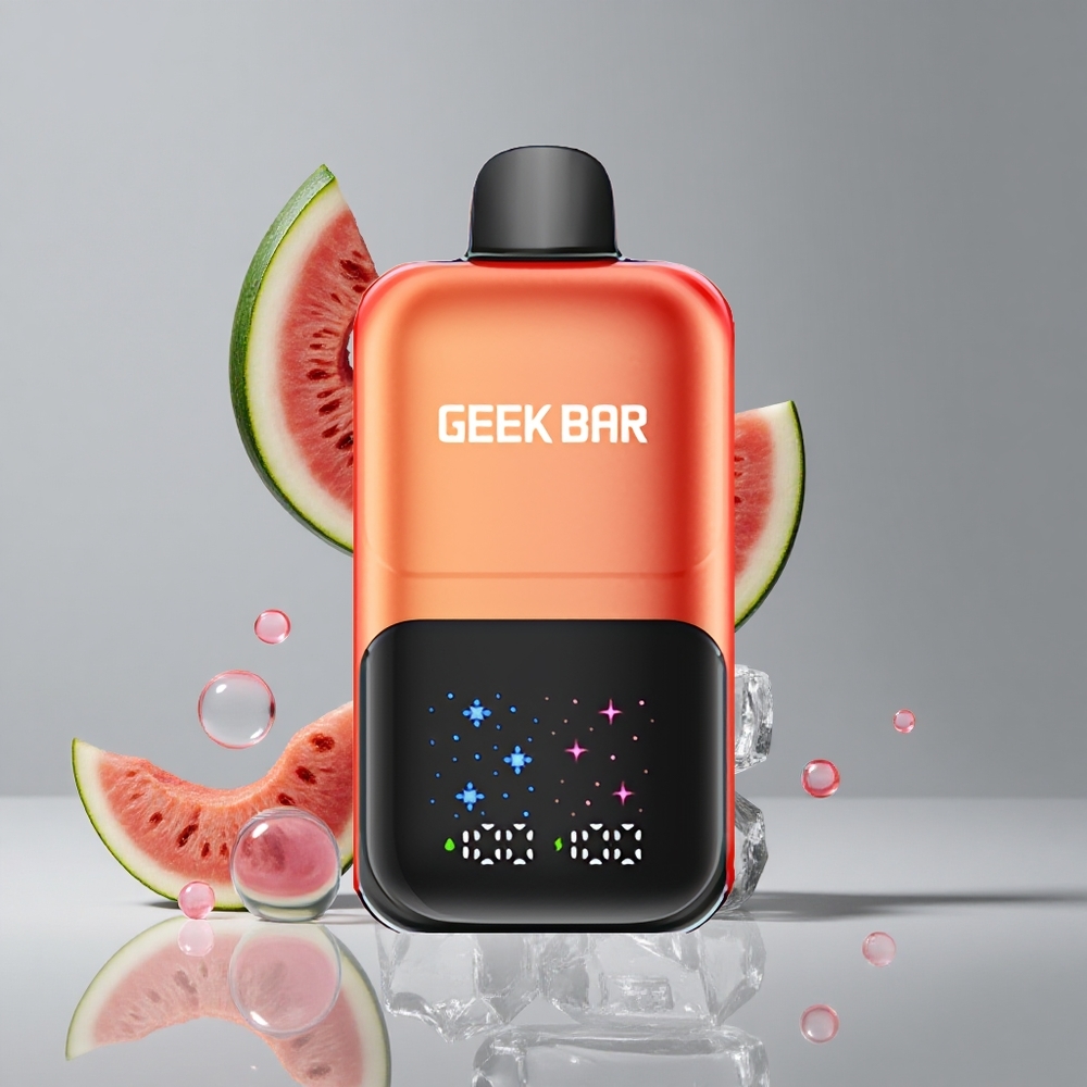 GEEK BAR 2GO 50000 パフス スイカ バブルガム アイス 20mL デュアルタンク リチャージャブル