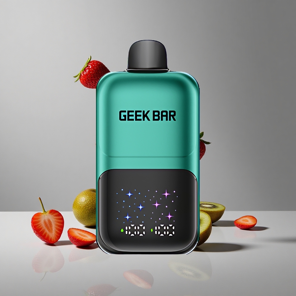 GEEK BAR 2GO 50000パフ ストロベリー＆キウイ 2タンク 20mL リチャージャブル