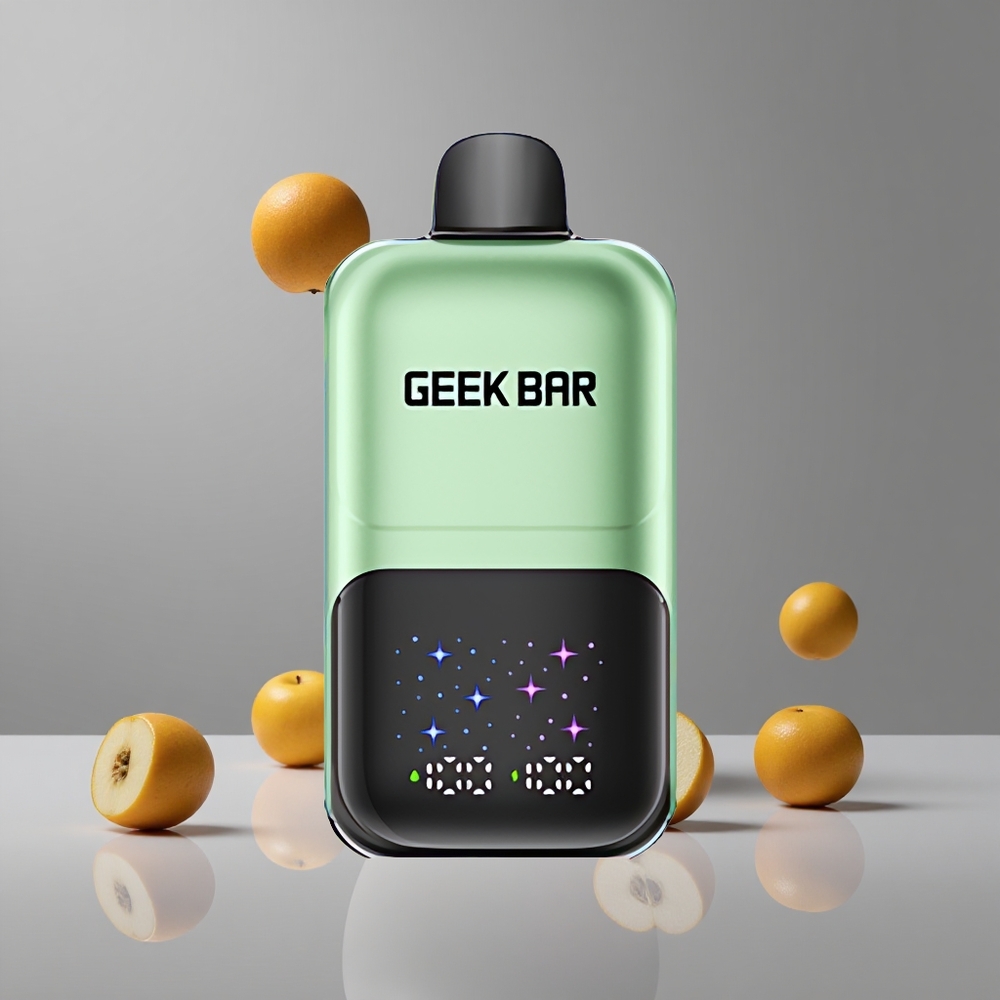 GEEK BAR 2GO 50000パフ ダブルアップルA&B デュアルタンク20mL インタラクティブスクリーン