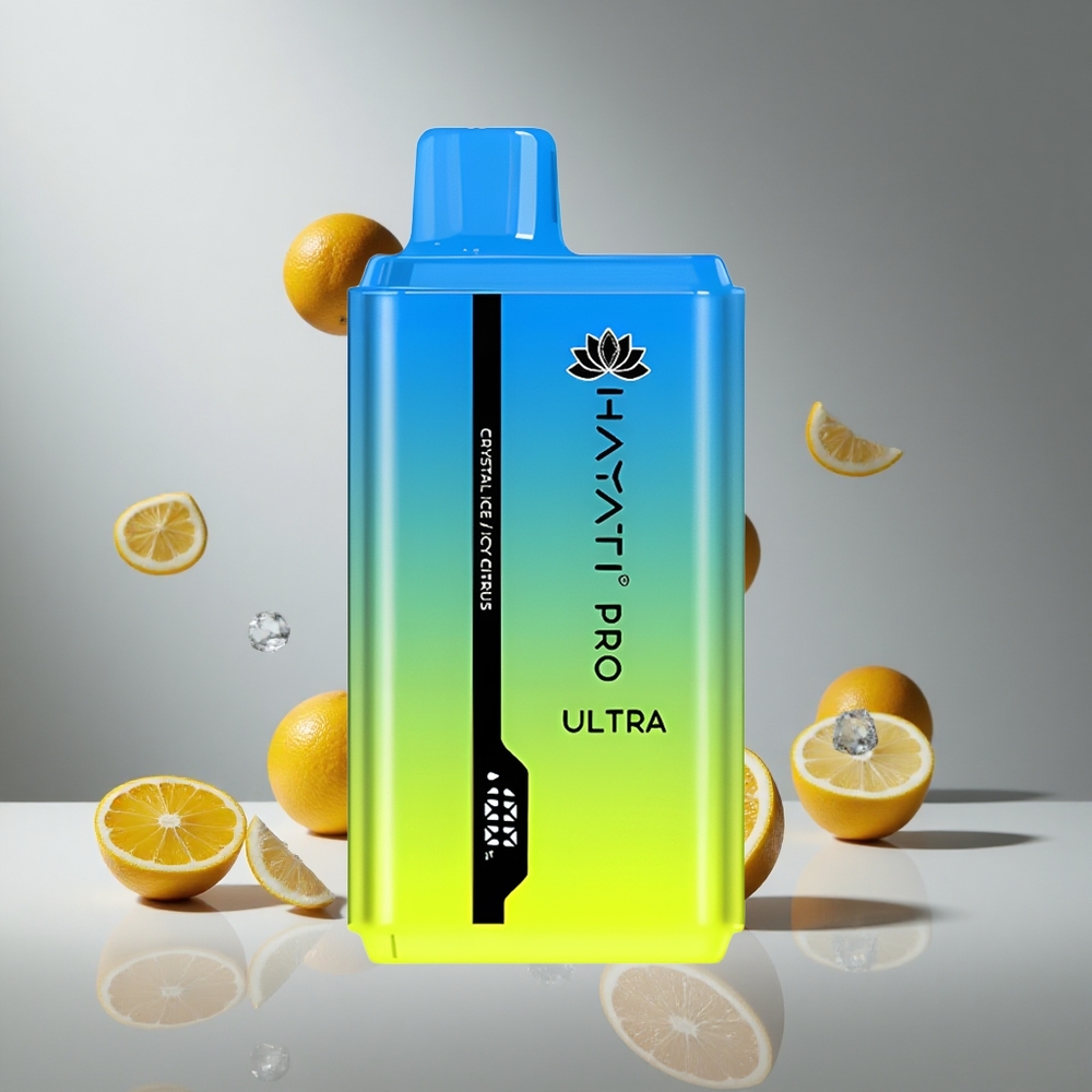 Hayati Pro Ultra 15000パフ クリスタルアイス 2 12ml 2% ニコチン