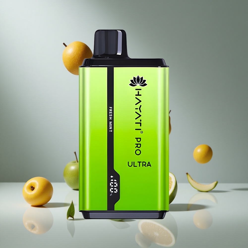 Hayati Pro Ultra 15000パフ 2 12ml フレッシュミント