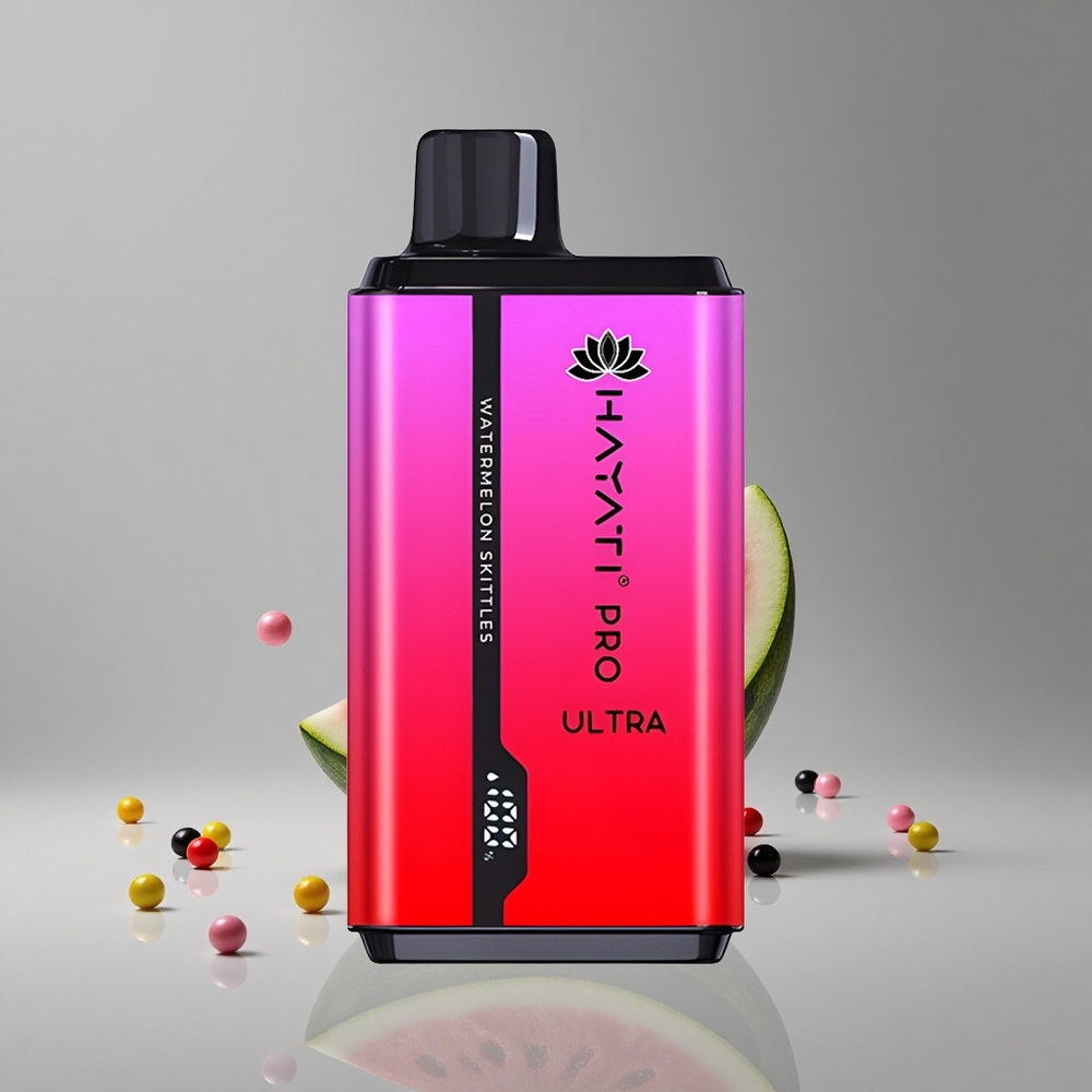 Hayati Pro Ultra 15000パフススイカスキットルズ2x12ml