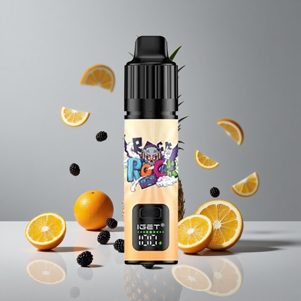 IGET BAR PLUS S3 POD 10000回 ブラックベリーパイナップルオレンジ 18ml 5%ニコチン