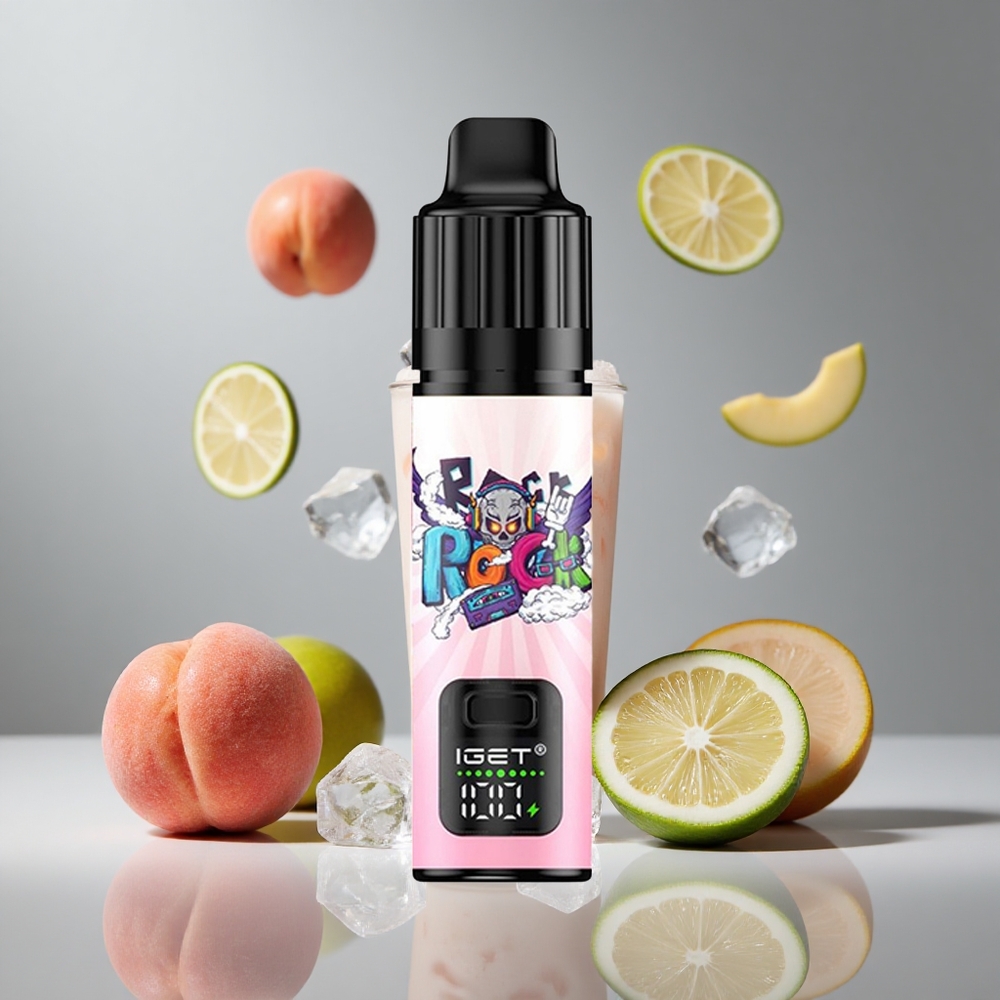 IGET BAR PLUS S3 POD 10000プフ ピーチライチライムアイス 18ml 950mAh