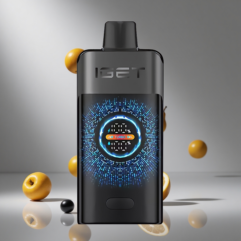 IGET ONE 12000パフ ブラックフォレスト 2700mAhバッテリー 0.6オームデュアルメッシュコイル