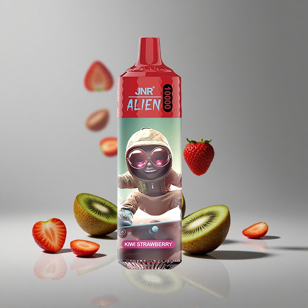 JNR Alien 10000パフ キウイストロベリー 850mAhバッテリー 20mlリキッド