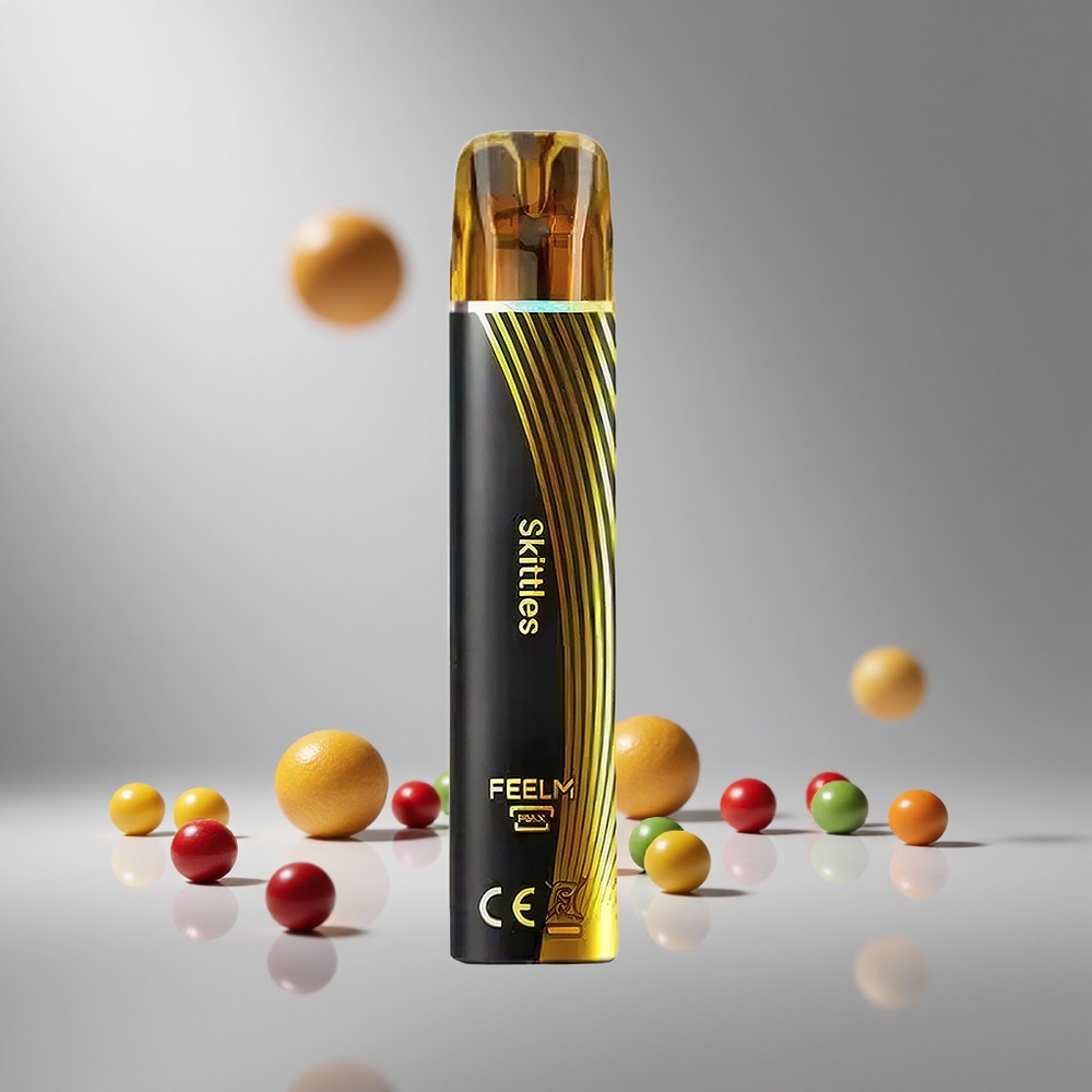 JNR Black&Golden 600+200パフ 2ml スキットル ディスポーザブルベイプ