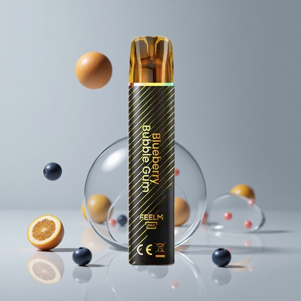 JNR Black&Golden 600+200パフ ブルーベリーバブルガム 550mAh 2ml ニコチン2%