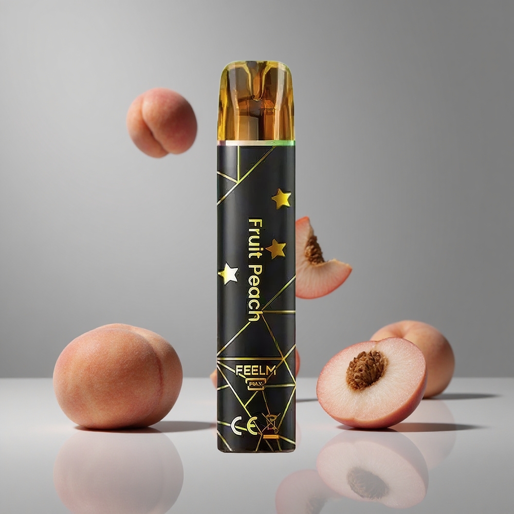 JNR Black&Golden 600+200パフ ピーチ味 550mAh 2ml