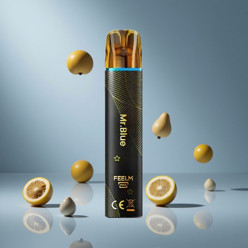 JNR Black&Golden 600+200パフ 青 (Mr Blue) 2ml 550mAh 使い捨てベイプ