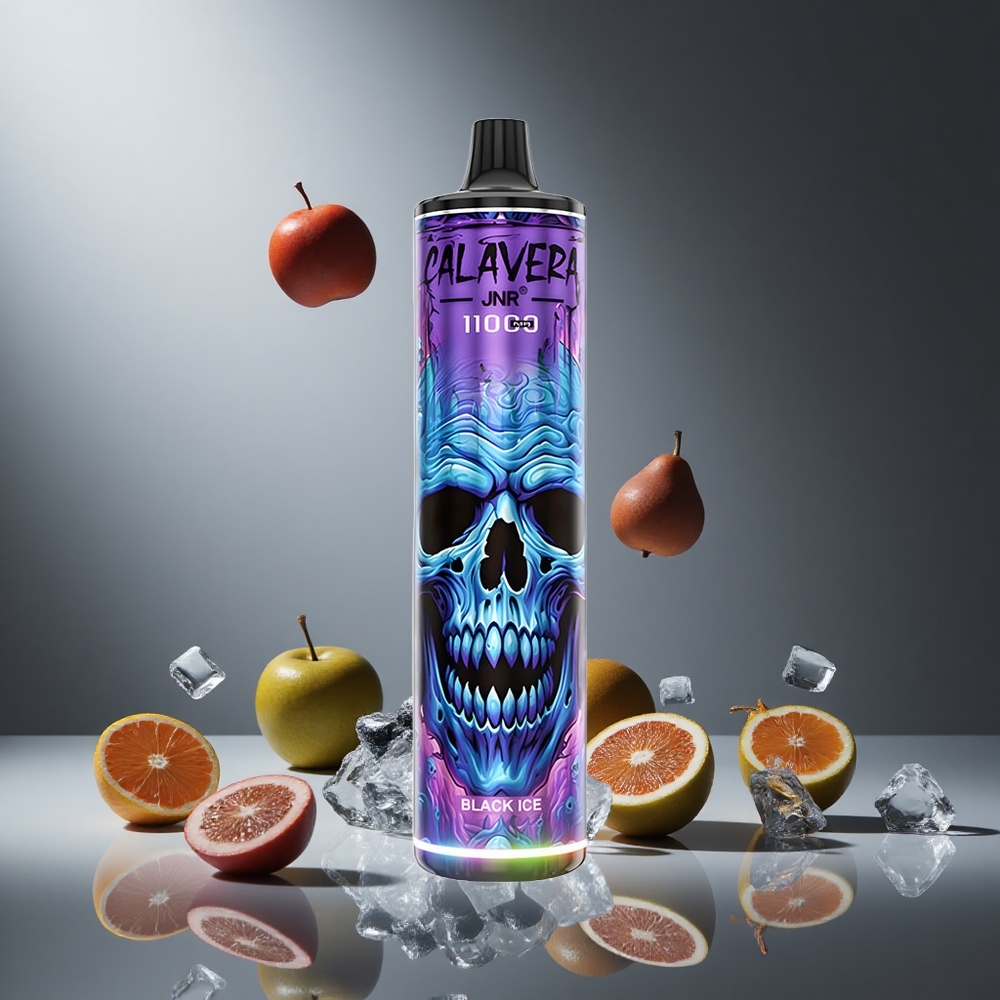 JNR Calavera 11000パフ 850mAh 21ml ブラックアイス 使い捨てベイプ