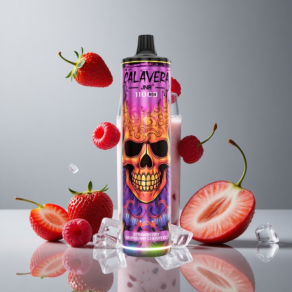 JNR Calavera 11000 パフ ストロベリーラズベリーチェリーアイス 850mAh 21ml