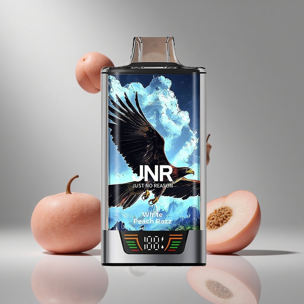 JNR Falcon Pro 28000ディスポーザブルベイプ ホワイトピーチラズ 30mlプリフィルド 28000パフ