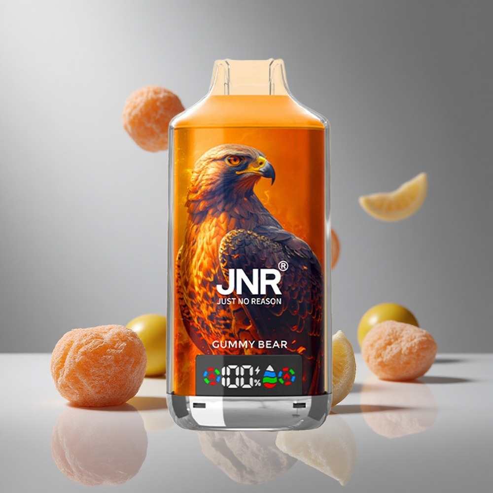 JNR Falcon X 18000パフ グミベア 24ml 750mAh