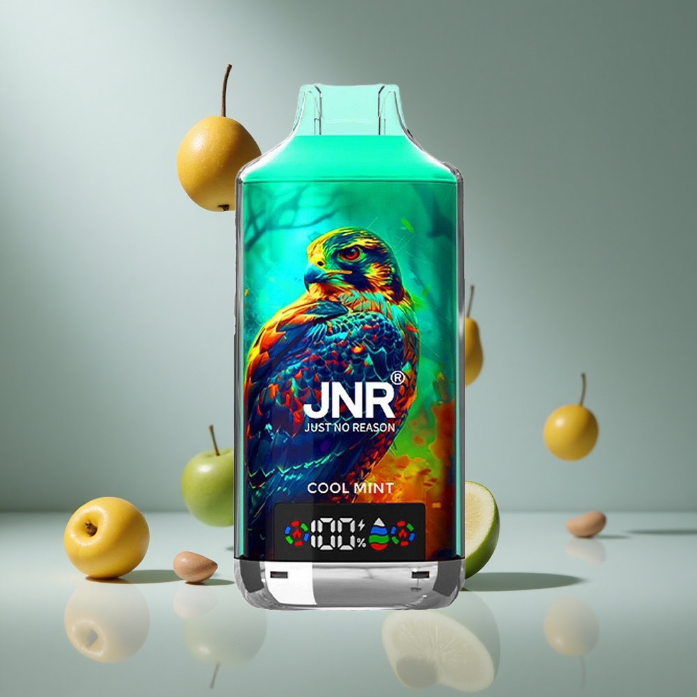 JNR Falcon X 18000パフ 24ml デュアルメッシュコール クールミント
