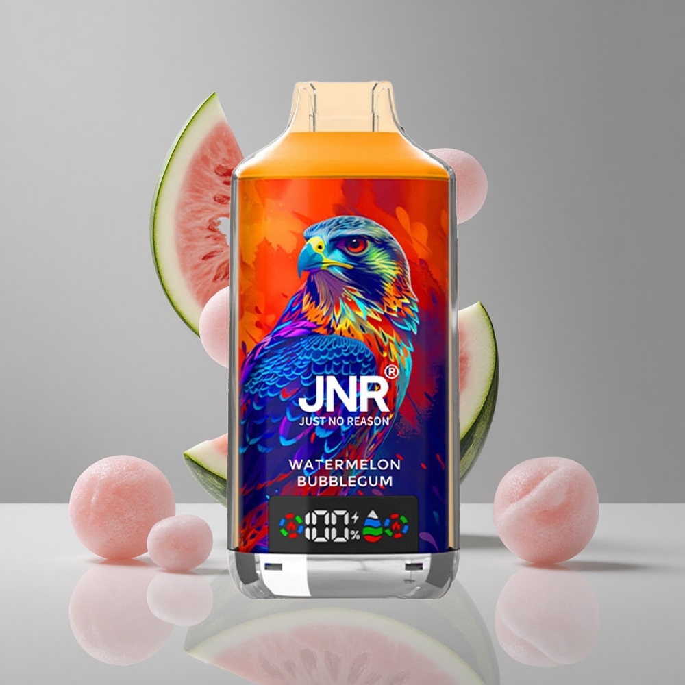 JNR Falcon X 18000パフ スイカバブルガム 750mAh 24ml デュアルメッシュコイル