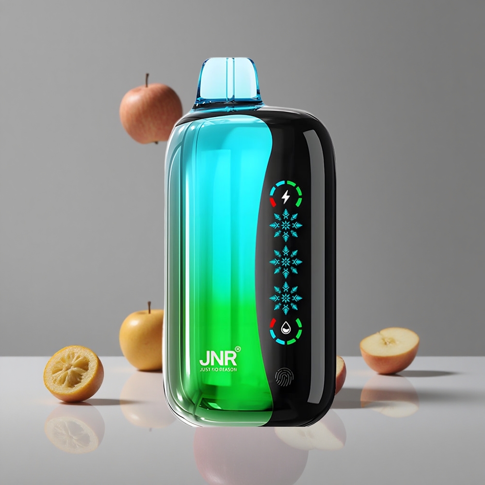 JNR Flex Ice 21000パフ ディスポーザブルベイプ ダブルアップル 26ml 1.2オーム デュアルメッシュ