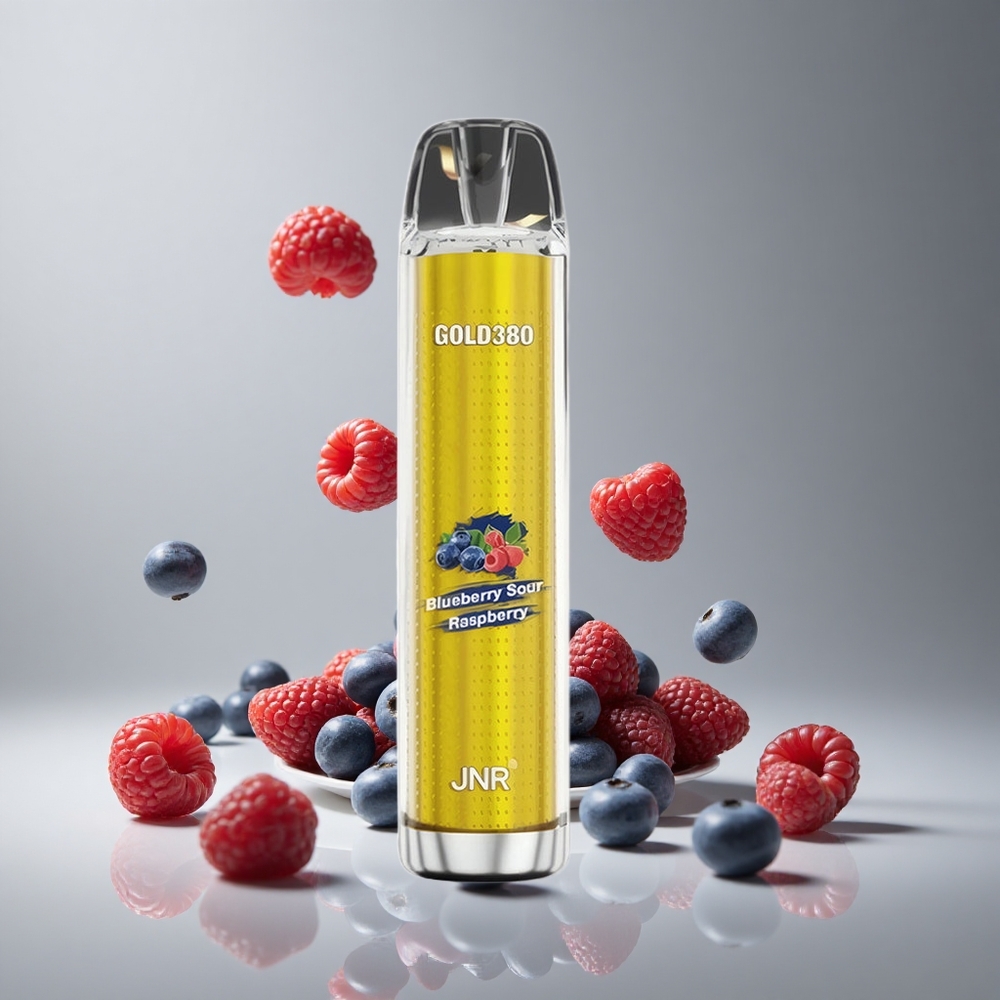 JNR Gold380 6000パフ ブルーベリーサワーラズベリー 1500mAh