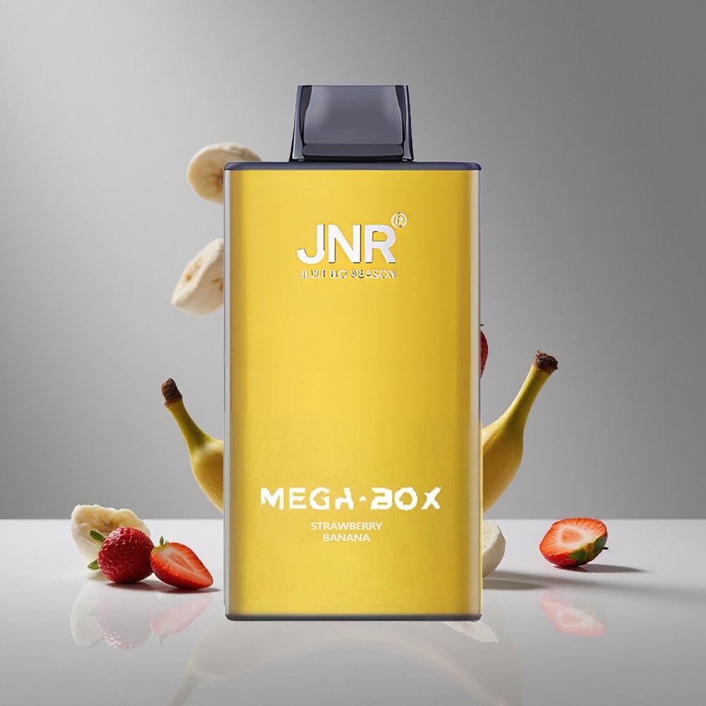 JNR Mega Box 25000パフストロベリーバナナ30ml Eリキッド容量850mAhバッテリー容量