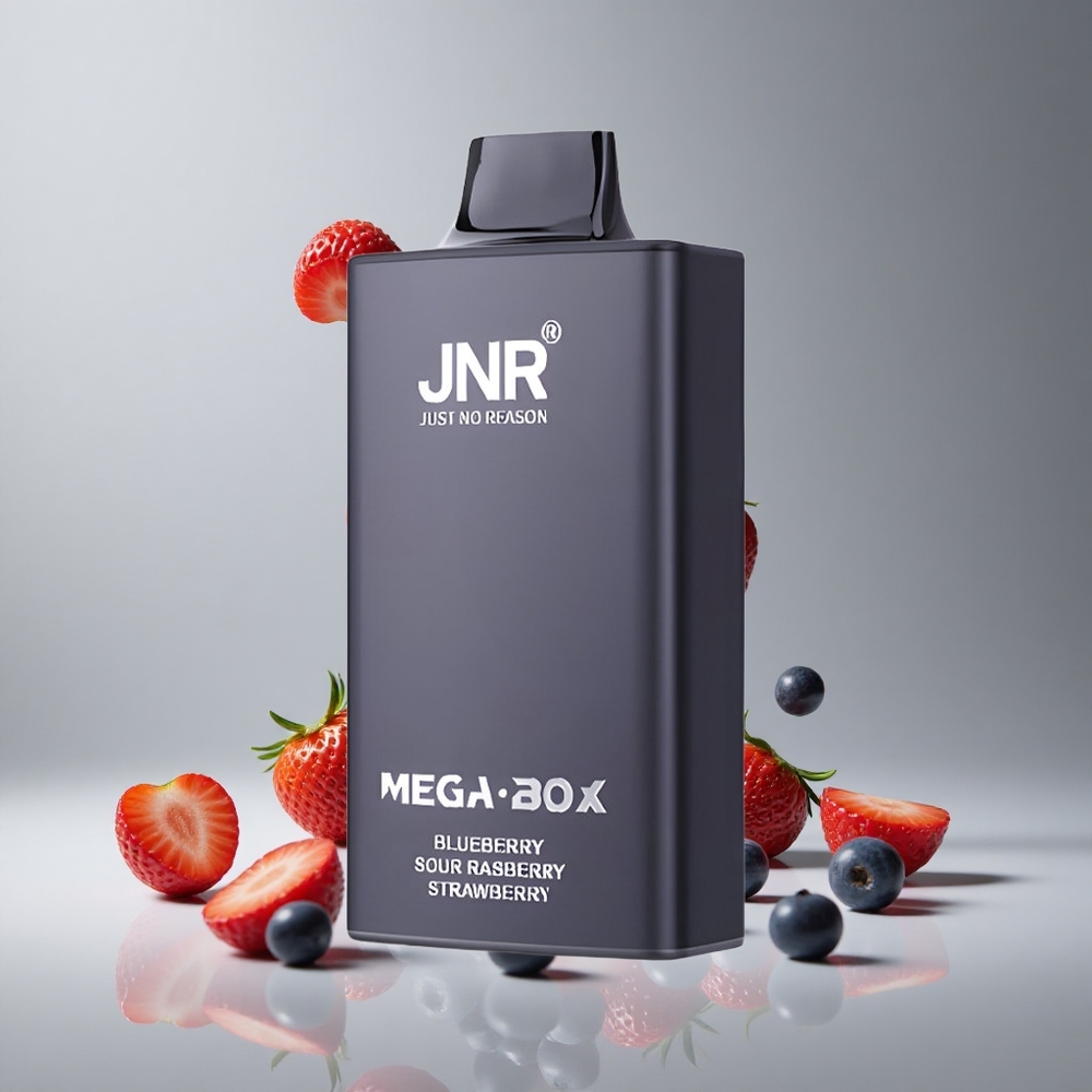 JNR Mega Box 25000パフ ブルーベリーサワーラズベリーストロベリー 850mAh 30ml