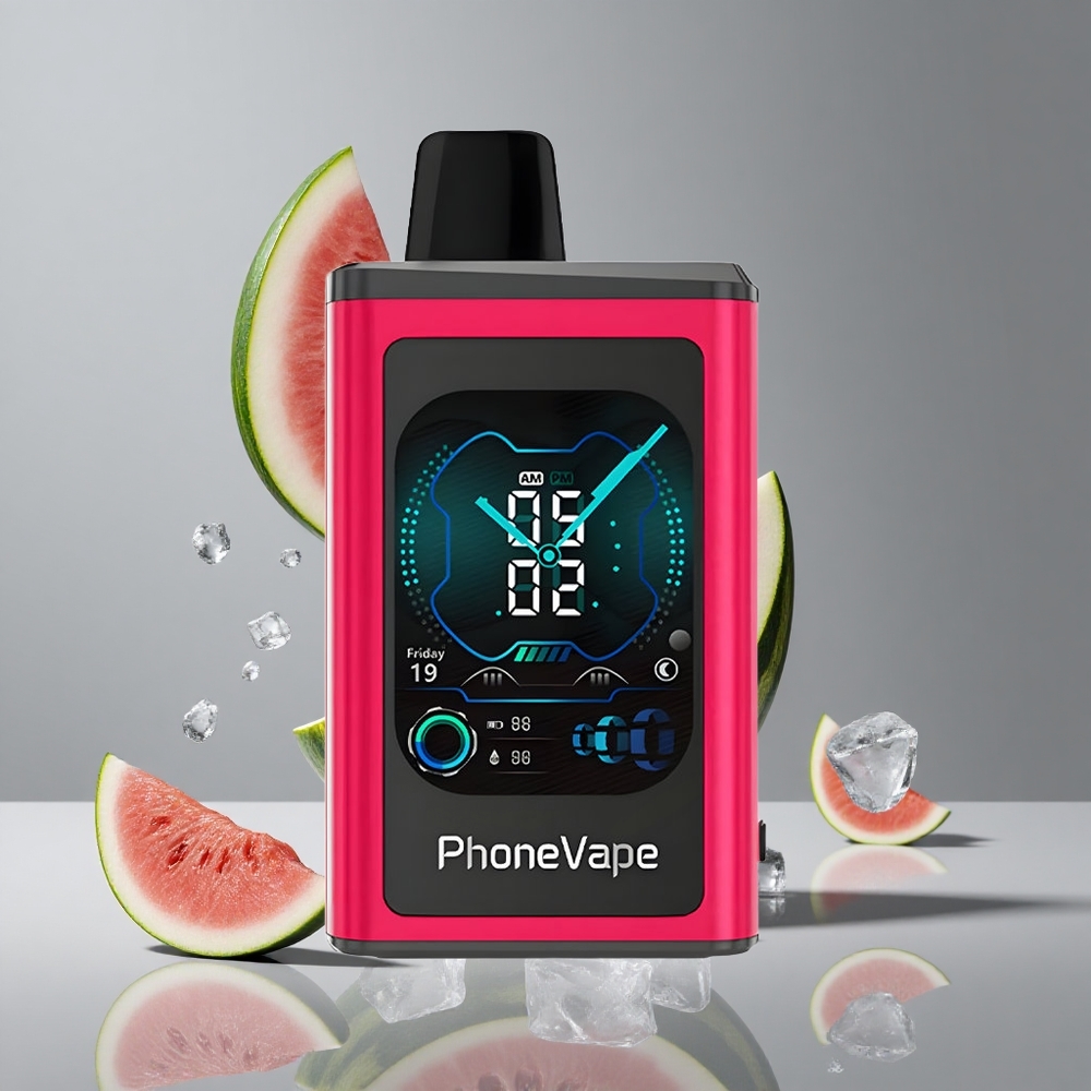 JNR PhoneVape 30000パフ スイカアイス 850mAh Type-C充電 2% 5% ニコチン