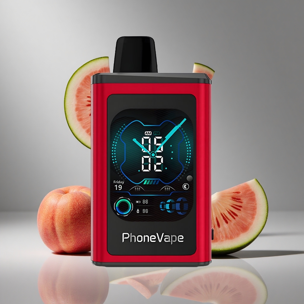 JNR PhoneVape 30000パフ 充電可能 ターボモード ピーチマンゴーウォーターメロン