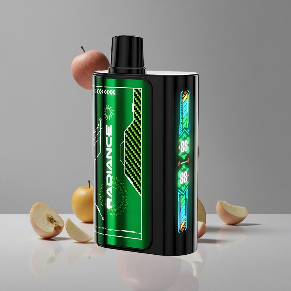 JNR Radiance 31000パフ 28ml ダブルアップル リチャージャブル デュアルメッシュコイル