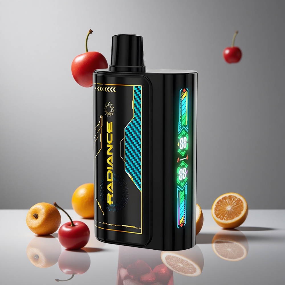 JNR Radiance 31000パフ 28ml フュージーチェリーコーラ ディスポーザブルベイプ