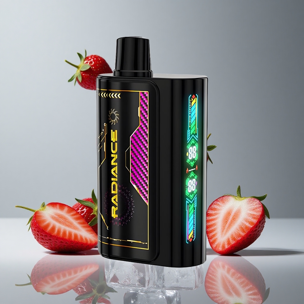 JNR Radiance 31000パフ 28ml ストロベリーアイス デュアルメッシュコイル