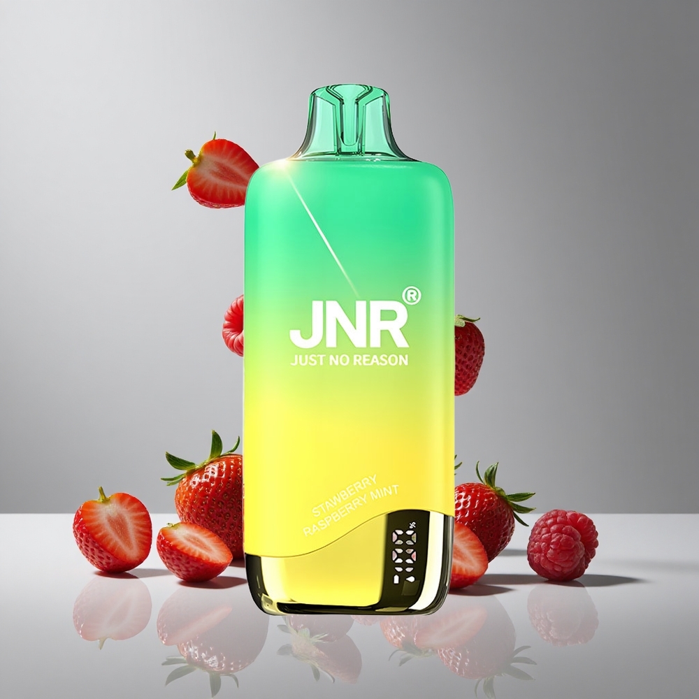 JNR Rainbow 10500 パフ ストロベリーラズベリーミント 18ml 0.8オームメッシュコイル