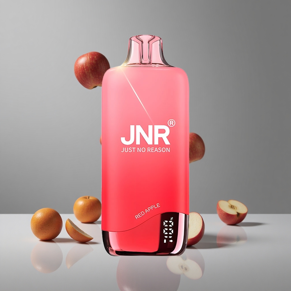 JNR Rainbow 10500パフ 600mAh 18ml りんご赤 使い捨てベイプ