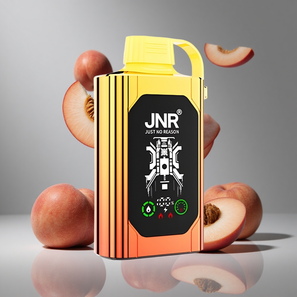 JNR Shisha Hookah Box 20500プーフ ジューシーピーチ 1000mAh 25ml