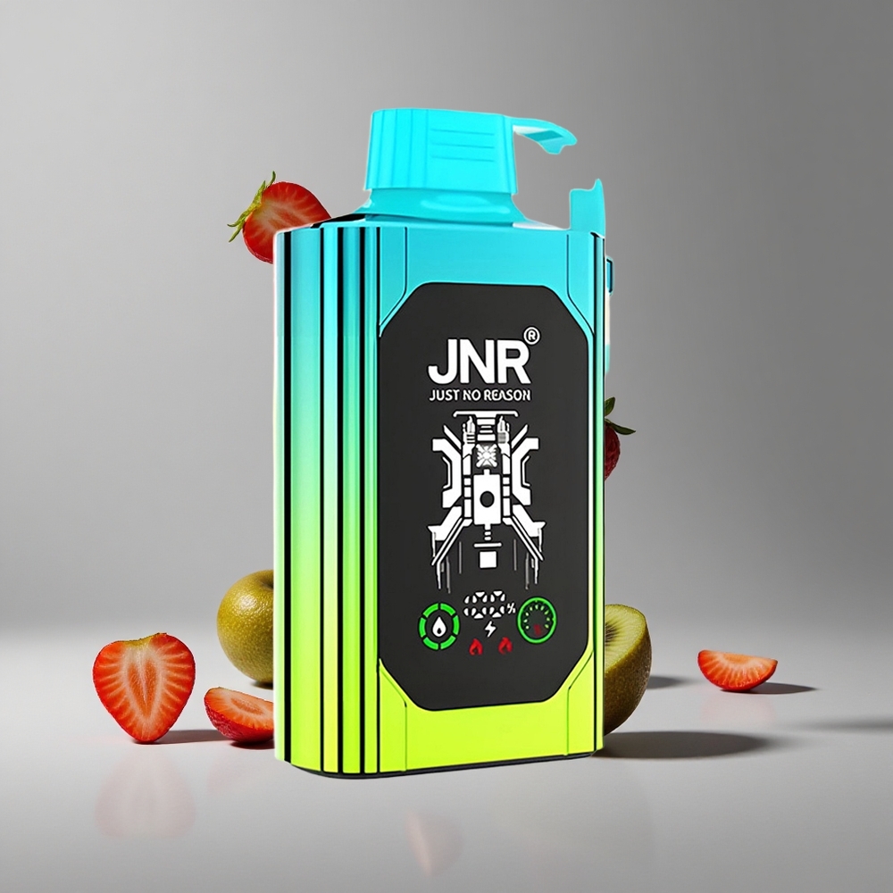 JNR Shisha Hookah Box 20500パフ ストロベリーキウイ デュアルメッシュコイル 1000mAh