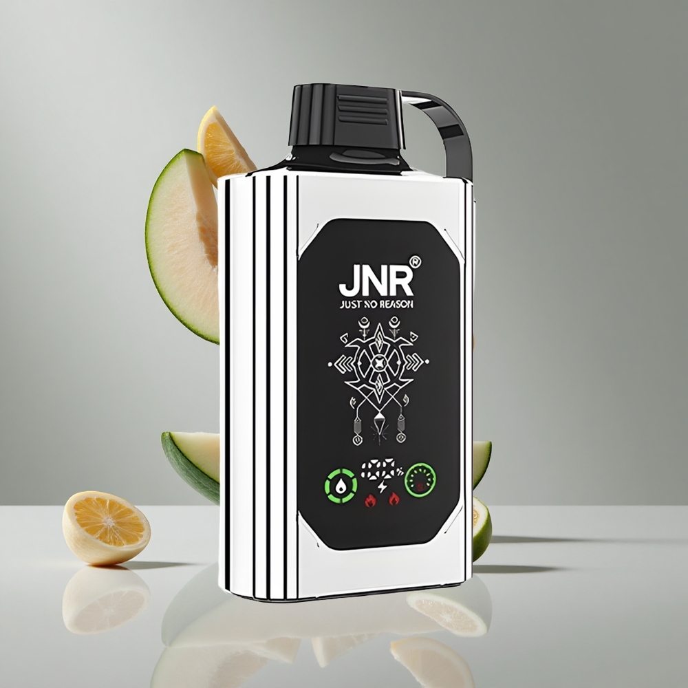 JNR Shisha Hookah Box 20500 パフ ダブルメロンミント HDディスプレイ デュアルメッシュコイル