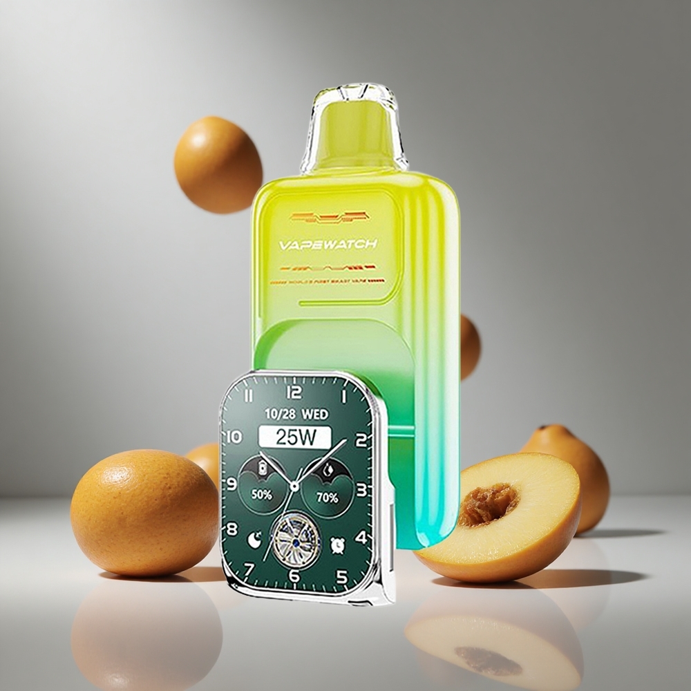JNR Vape Watch 30000パフ オレンジマンゴー デュアルメッシュコイル 1000mAh