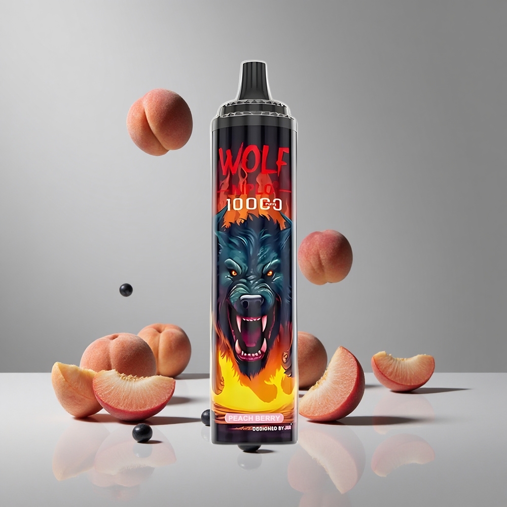 JNR Wolf Niplo 10000パフスピーチベリー1.0オームメッシュコイル20ml