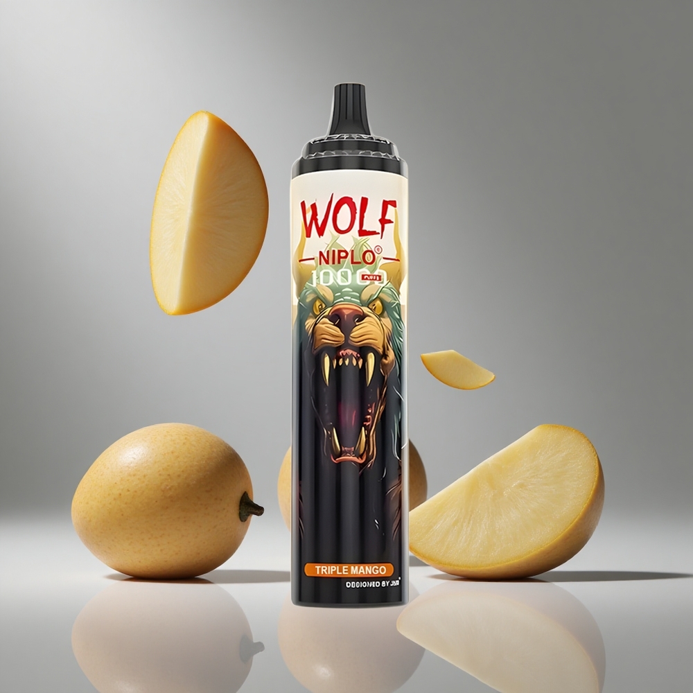 JNR Wolf Niplo 10000パフスメッシュコイル1.0オームトリプルマンゴー