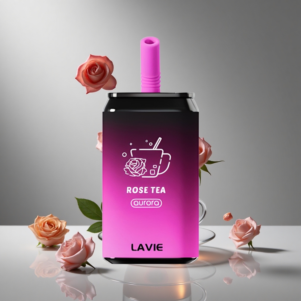 Lavie Aurora 11000パフ ローズティー 22ML 650mAh