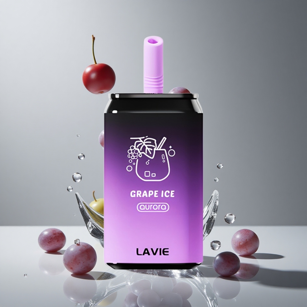 Lavie Aurora 11000パフ グレープアイス 22ML 650mAh