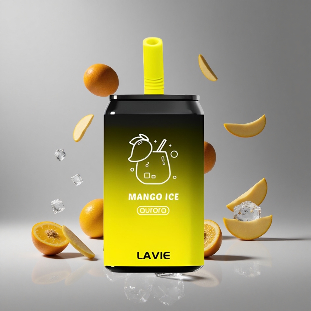 Lavie Aurora 11000パフ マンゴーアイス 22ML 650mAh