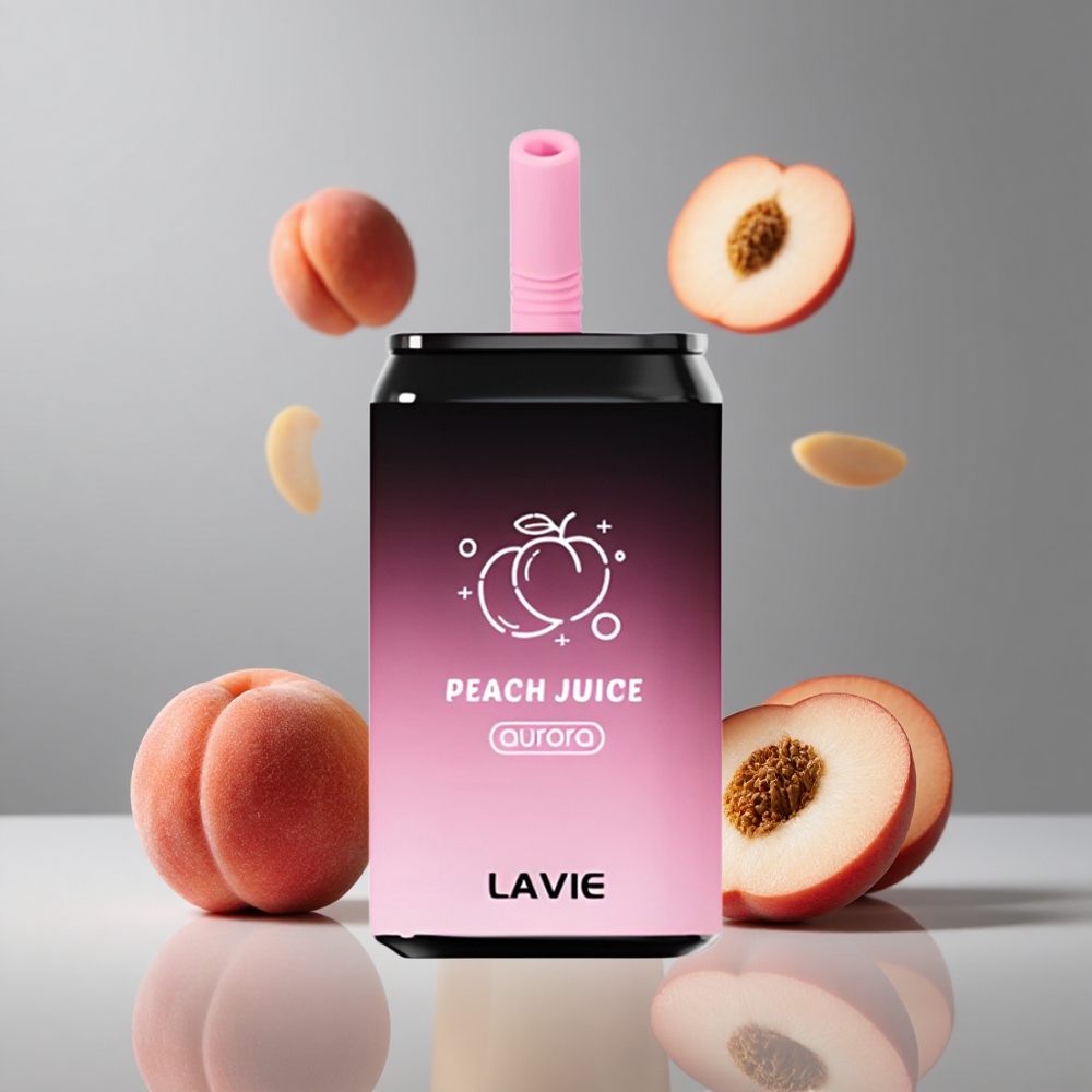 Lavie Aurora 11000パフ 22ML 桃ジュース リチャージャブル タイプC